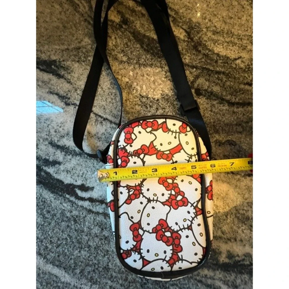 Sanrio Hello‎ Kitty Hat and Bag Set Kids One Size Red White Excellent 2pc Bundle